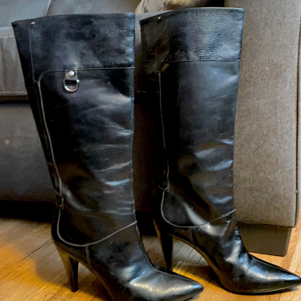 Gianni Bini Never worn.Gorgeous Black Gianni Bini Boots size 8.5 women’s.